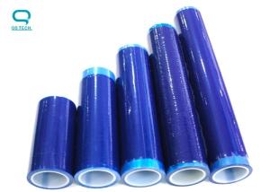 China Polyethylene Film Cleanroom Sticky Roller Polyester Blue Color wholesale