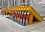 Access control system heavy duty electromechanical hydraulic vehicle blocker
