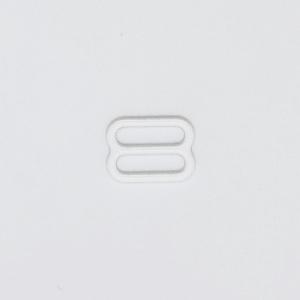 China White 12mm Bra Adjustable Slider Metal Lingerie Hook wholesale
