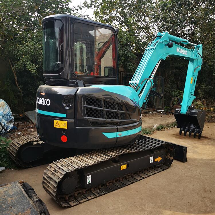 SK55SR Crawler Excavator Kobelco 5ton Mini Digger with Rubber Track Shoes in Shanghai