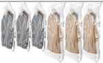 TAILI Hanging Vacuum Storage Bags Space Saver Bags, Set Of 4 (2 Long, 2 Short),