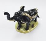 Decorative Metal Alloy Elephant Jewelry Trinket Box elephant shaped jewelry box