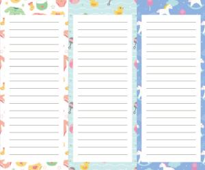 China Self Stick Magnetic Fridge Notepads Refrigerator Grocery List Magnet 9*3.5inch wholesale