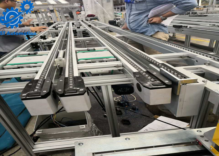 Mobile Phone Automated Assembly Lines , Conveyor Belt Production Line