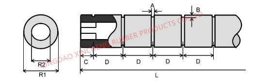 O Type Tug Boat Fenders Marine Rubber Dock Bumpers Anti Aging
