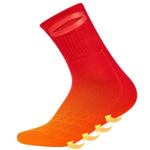 China Black Thermal Graphene Far Infrared Heat Anti Bacterial Electric Socks Heated Winter wholesale