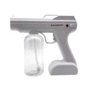 China wireless Disinfection spray gun blue light nano disinfection gun disinfection and sterilization atomizer sprayer wholesale