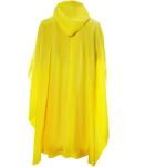 Yellow Rain Coat Overalls Hooded Hi Vis Rainwear Heavy Duty PONCHO