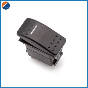 China 12V 24V 10A 20A ABS Marine Boat Rocker Switch With LED wholesale