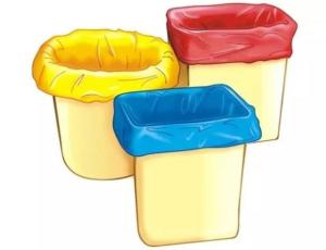China Disposable / Recycled Biodegradable Pedal Bin Liners High Density Polyethylene wholesale