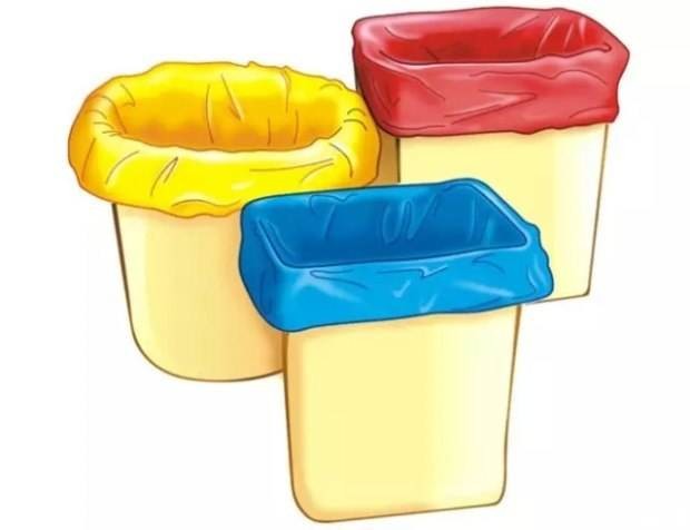 Disposable / Recycled Biodegradable Pedal Bin Liners High Density Polyethylene