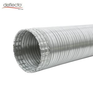 China 4 Inch X 8 Ft Semi Rigid Aluminum Duct Crimped Ended Easy Install ISO Approved wholesale