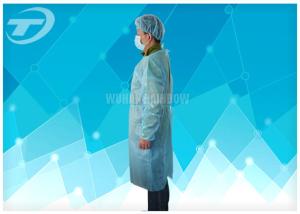 China 18-40G / M2 Disposable Medical Gowns Nonwoven With Knitted Cuff wholesale
