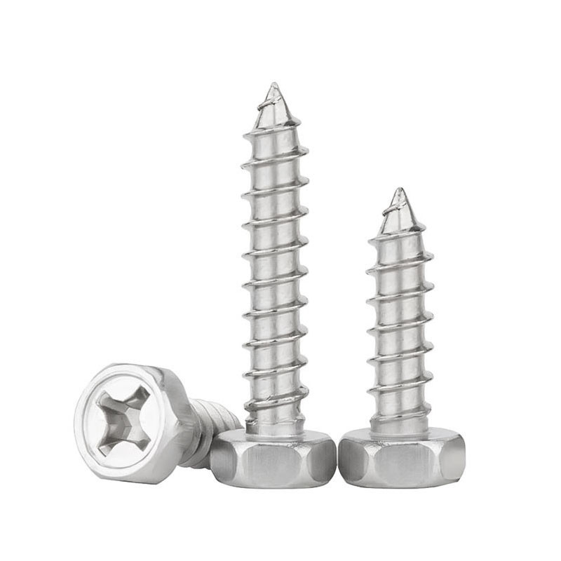 Zinc Plated Self Tapping Screws Grade 8.8 Cross Recessed Flat Head Screw