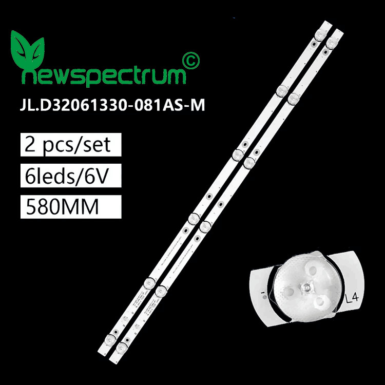SMD3030 LED TV Backlight Strips 6LEDs For 32inch MS-L1343 JL.D32061330-081AS-M MS-L2202 V2