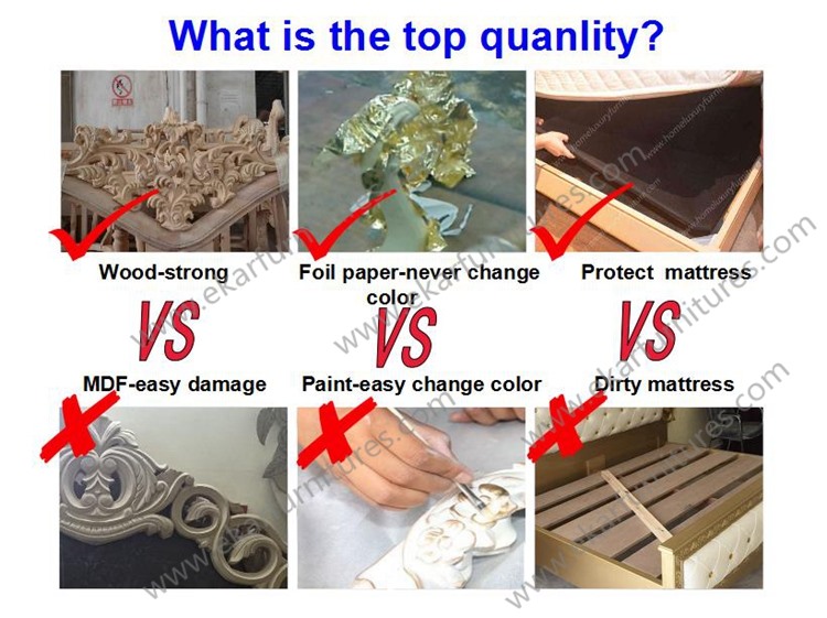 China bed making factory high quality fashionable king size bed 6018