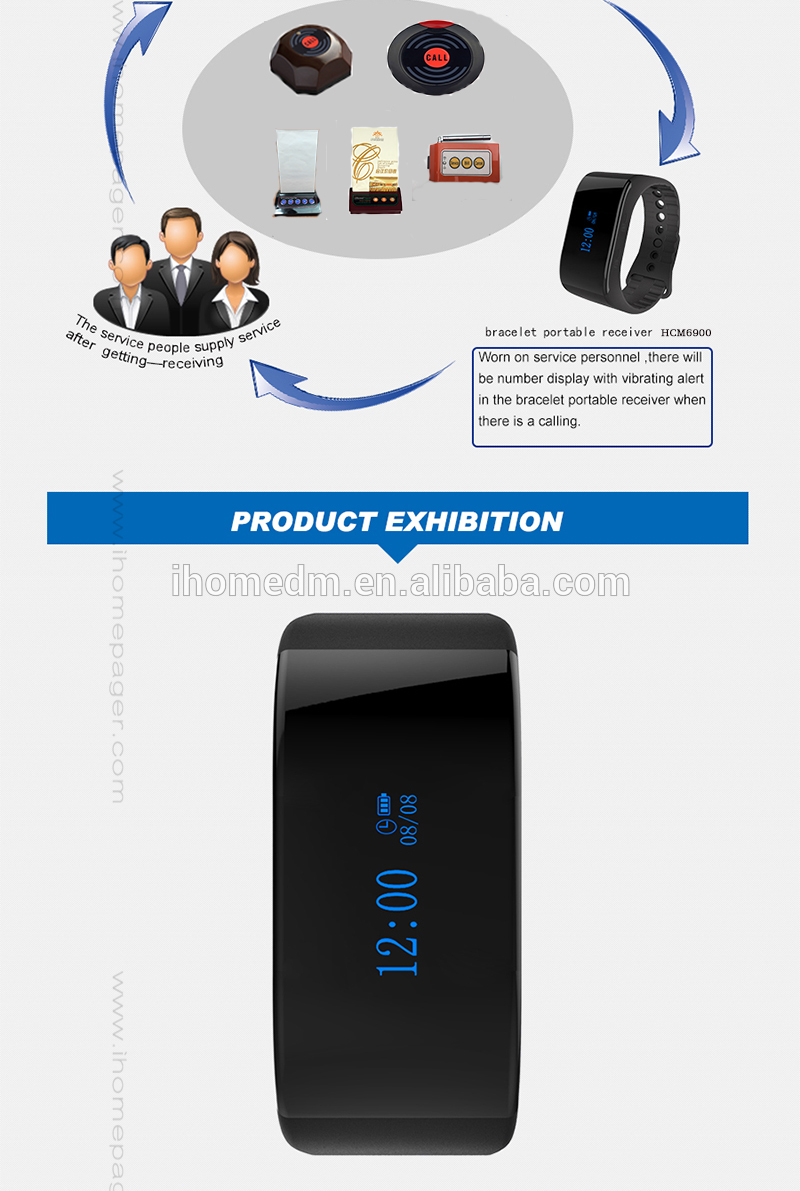 clothing factory wireless electric calling bell on tailers operation desk to call manager for assistance