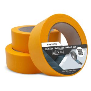China Orange Color Home Decoration Yellow Paper Washi Tape Manufacturer wholesale