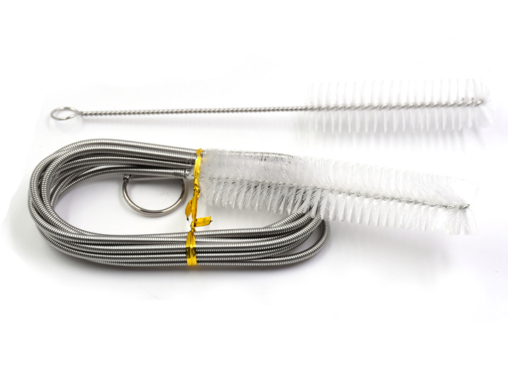 Dust Removal Stainless Steel Handle CPAP Tube Cleaning Brush