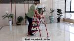 Non Insulated Red 0.89m Steel Step Ladder