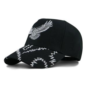 China Black OSFM Structured Baseball Cap With Metal Buckle wholesale