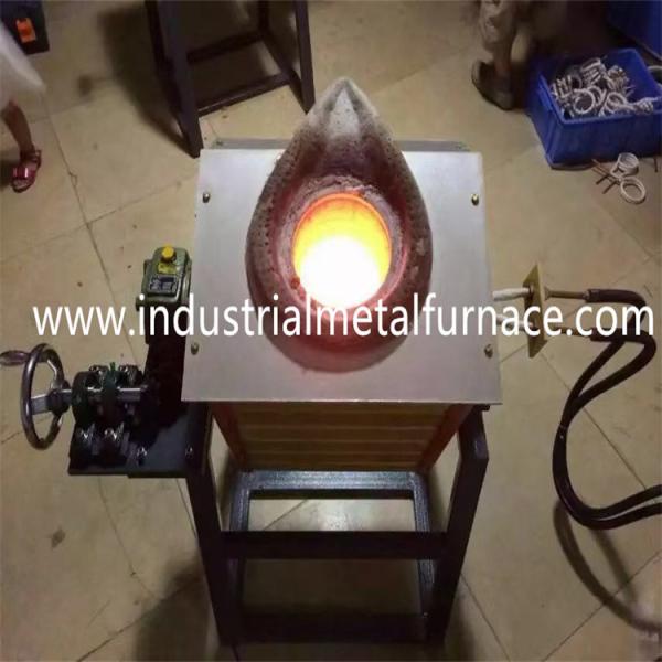 Tilting IGBT Power Industrial Metal Melting Furnace Electric Copper Melting