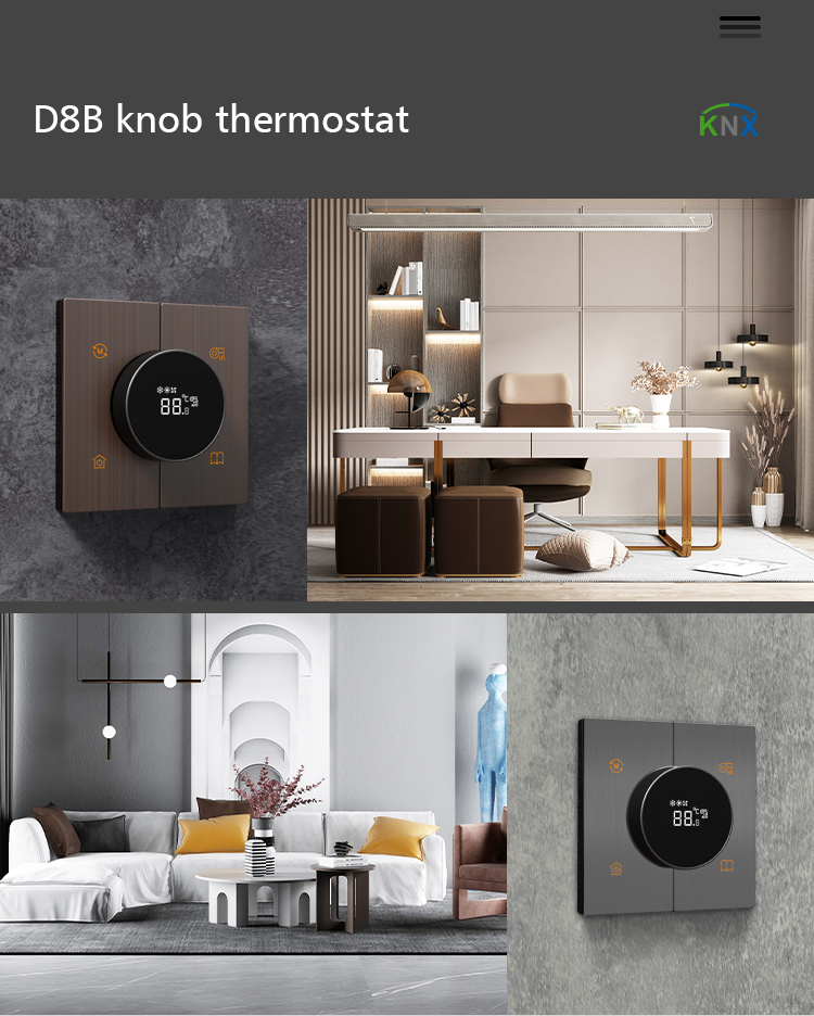 Laffey Home Smart Thermostat , KNX Bronze Temperature Control Thermostat