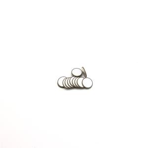 China 8mm Zircon Piezo Ceramic Disc , High Precision Small Piezoelectric Element wholesale