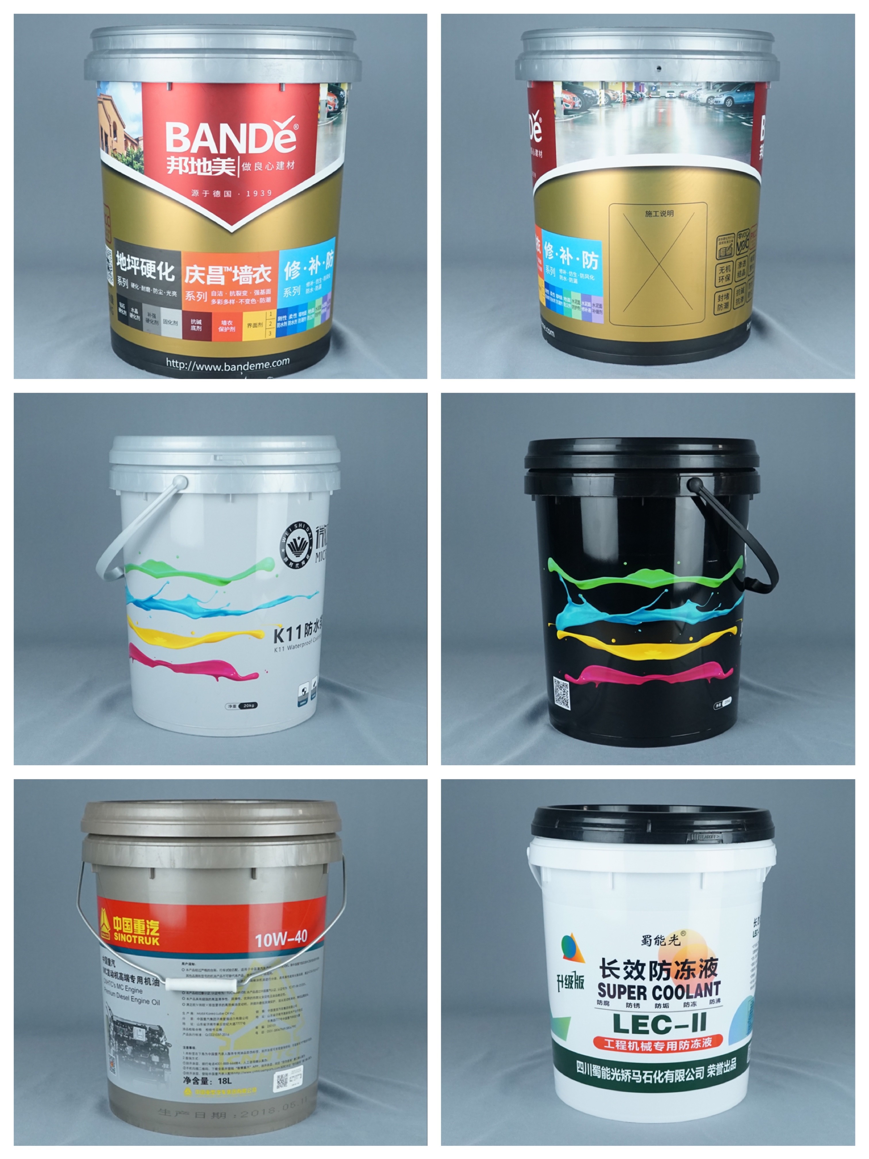 Butter Plastic Packaging Bucket 17 Liter With Lid And Handle Factory Outlet