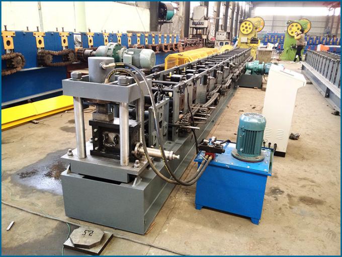 PLC Control Automatic Storage Rack Roll Forming Machine Durable quality Long Time Service Time