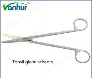 China CE Compliant HD2057 General Throat Instruments Tonsil Gland Scissors for Surgical wholesale