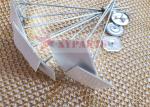 Mild Steel Self Adhesive Insulation Hangers Pins With Speed Clips