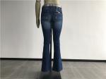 Ladies' Medium Wash Stretch Denim Jeans Womens Bootcut Jeans TW76321