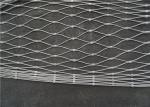 Aisi Ss304 316 Stainless Steel Rope Mesh / Staircase Railing Flexible Woven Wire