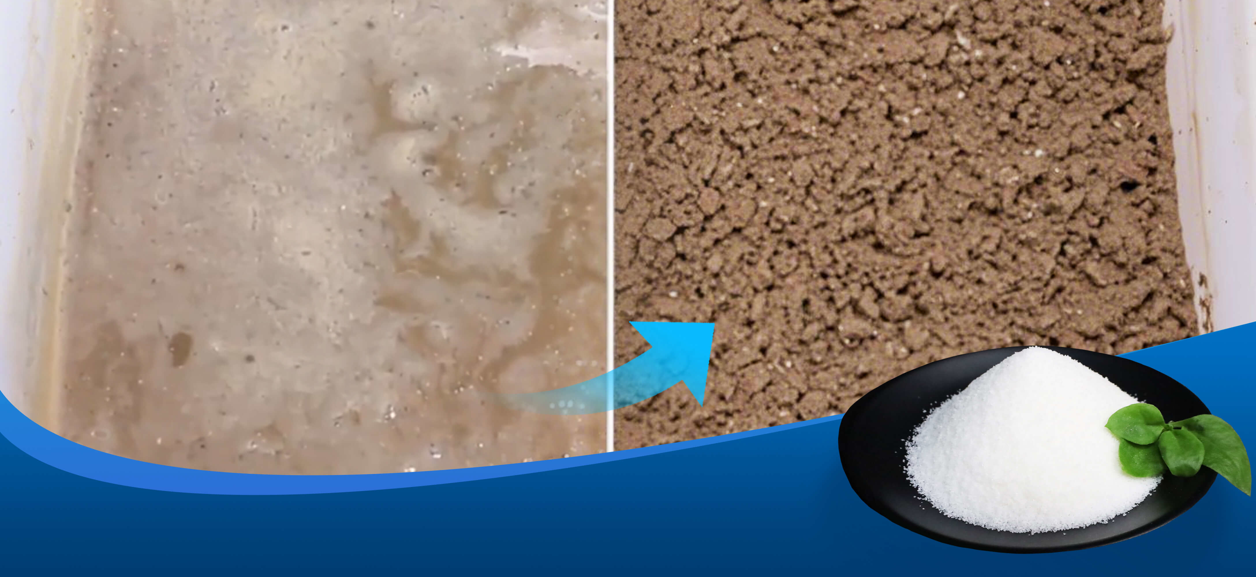 No Leakage Sap Super Absorbent Polymer 9003-04-7 sludge solidification polymer