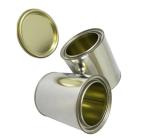 1L Paint Pail Bucket Waterproof Metal Lid Mini Tin Pails