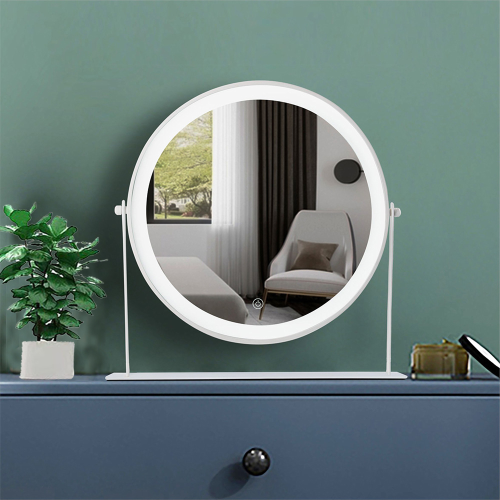 Adjustable Light Lady Dressing Cute Make Up Mirror Morden Style Custom Cosmetic