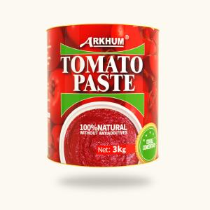 China 800 Gram Red Sauce Can , Canned Tomato Pulp Contain Salt Ingredients wholesale