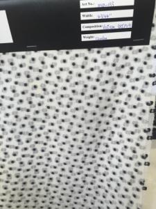 China silk/poly clipped jacquard wholesale