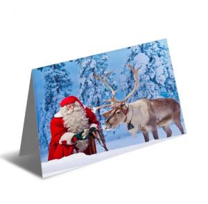 China Custom Lenticular 3D Greeting Cards For Christmas Celebration wholesale
