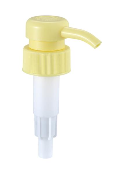 Hot Selling Good Quality White Left Right Lock Lotion Pump Plastic Cosmetic