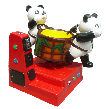 Quality Coin operated amusement kiddie ride CE-Little Panda for sale