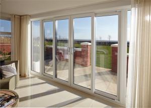 China Tempered Laminated Double Glass Aluminum Frame Bifold Door Commercial Design wholesale