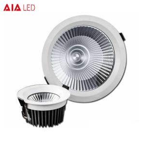 China ip65 recessed downlight aluminum COB ip65 downlight for hotel bathroom wholesale