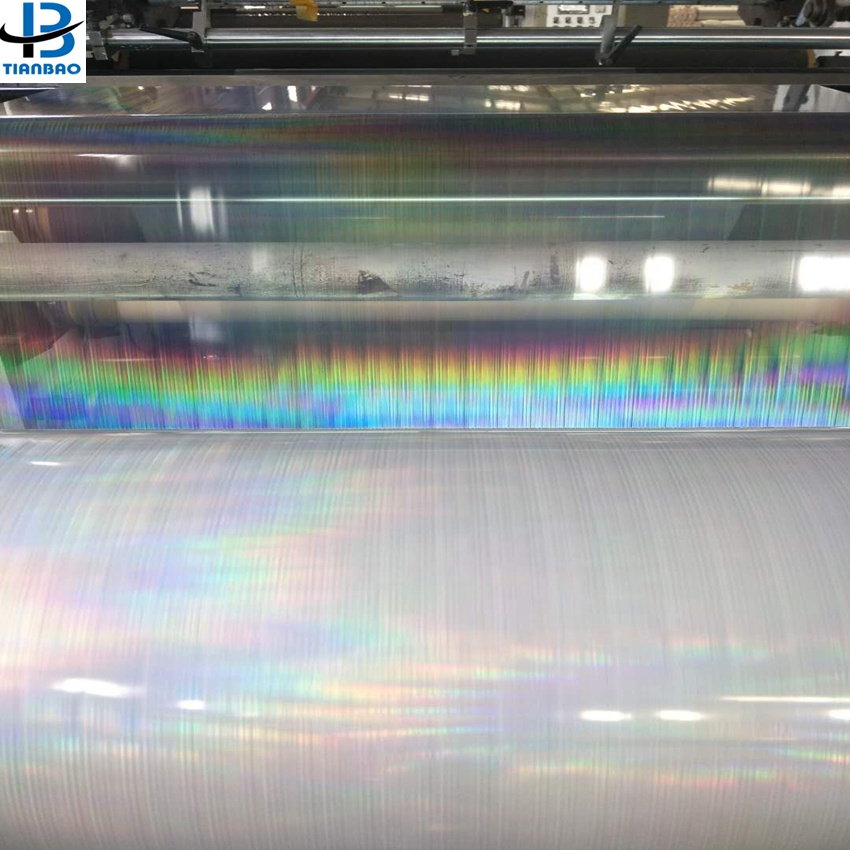 Opaque BOPP Holographic Film with Excellent Transparency and Material