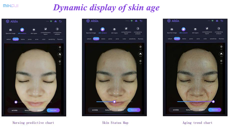 15.6 Inch Uv Lcd Facial Skin Analyzer Machine for Commercial using