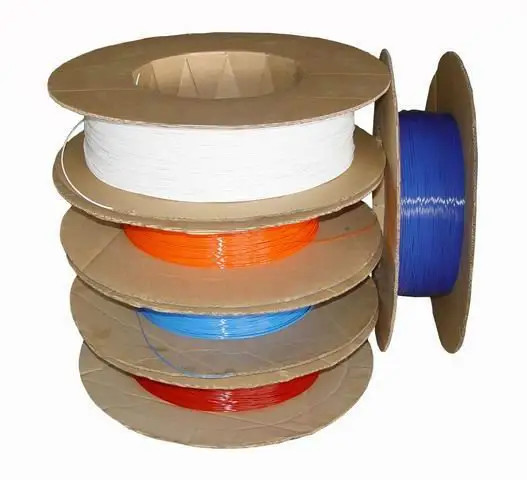 Plastic PVC Binding Wire Filament Roll Spool For Office School Plastic PVC Binding Spiral Filament Roll Spool