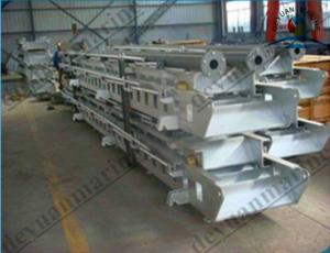 China High Strength Accommodation Marine Ladder With Fixed Arc 350 KG wholesale