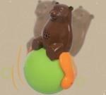 Christmas Gift Cute Pet Toys , ABS Material Tumbler Cat Toy Funny Sunds Light