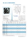 OBM Flange Mount Axial Cooling Fans , 92x92x25mm Ball Bearing External Computer